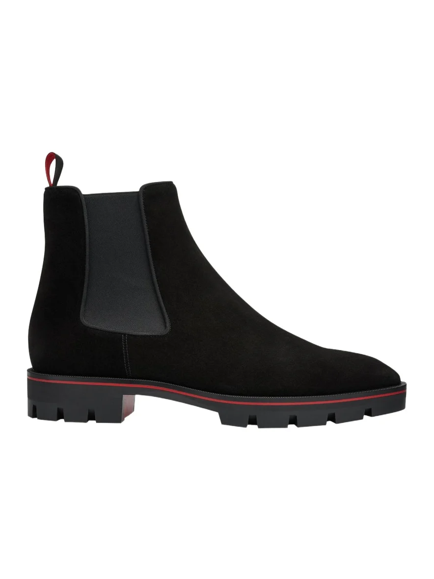 Christian Louboutin Men's Alpinosol Lug Sole Chelsea Boots
