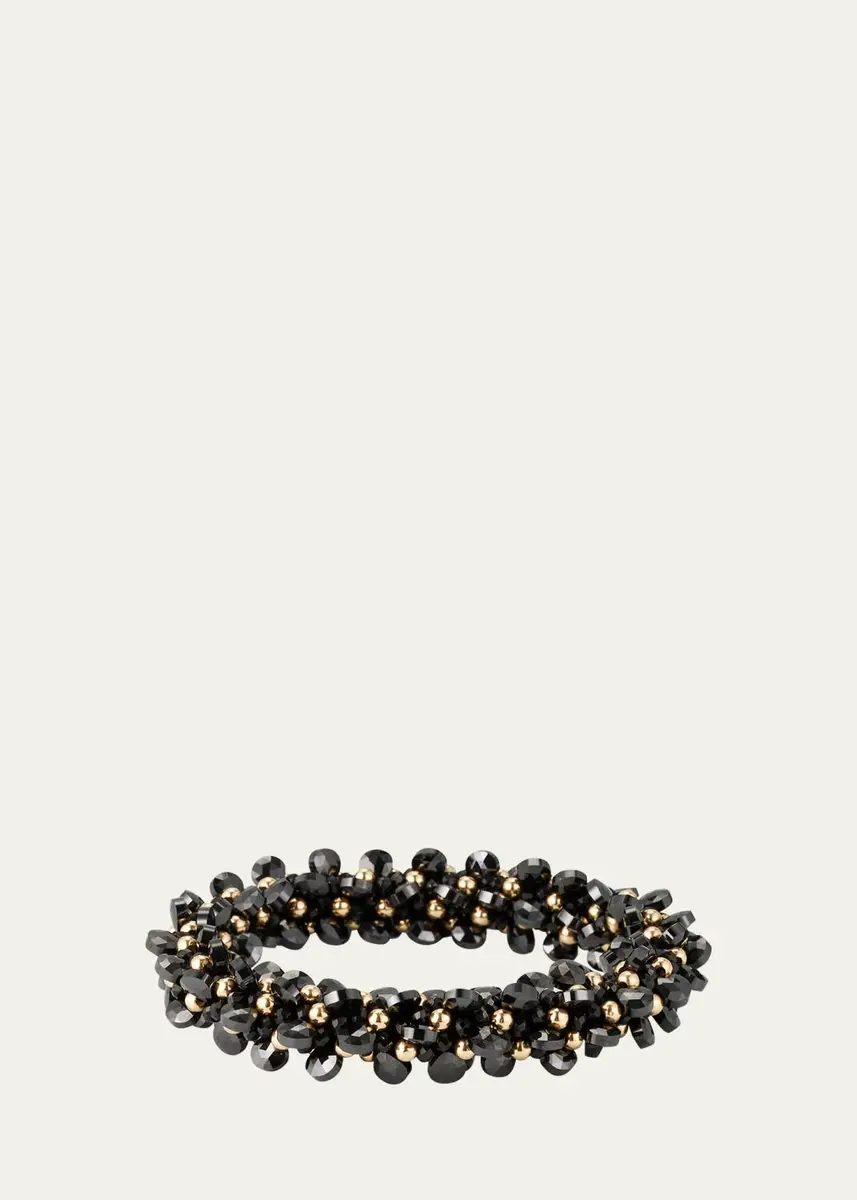 Meredith Frederick 14K Gold Bracelet with Zircon, Spinel, Onyx and Topaz | Thumbnail 3 Meredith Frederick 14K Gold Bracelet with Zircon, Spinel, Onyx and Topaz | Thumbnail 3