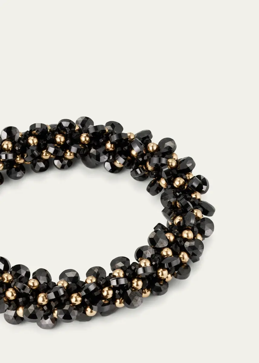 Meredith Frederick 14K Gold Bracelet with Zircon, Spinel, Onyx and Topaz | Thumbnail 4 Meredith Frederick 14K Gold Bracelet with Zircon, Spinel, Onyx and Topaz | Thumbnail 4