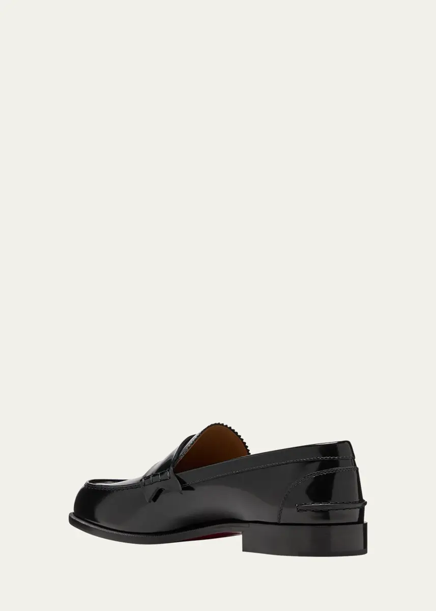 Christian Louboutin Men's Patent Leather Penny Loafers | Thumbnail 4 Christian Louboutin Men's Patent Leather Penny Loafers | Thumbnail 4