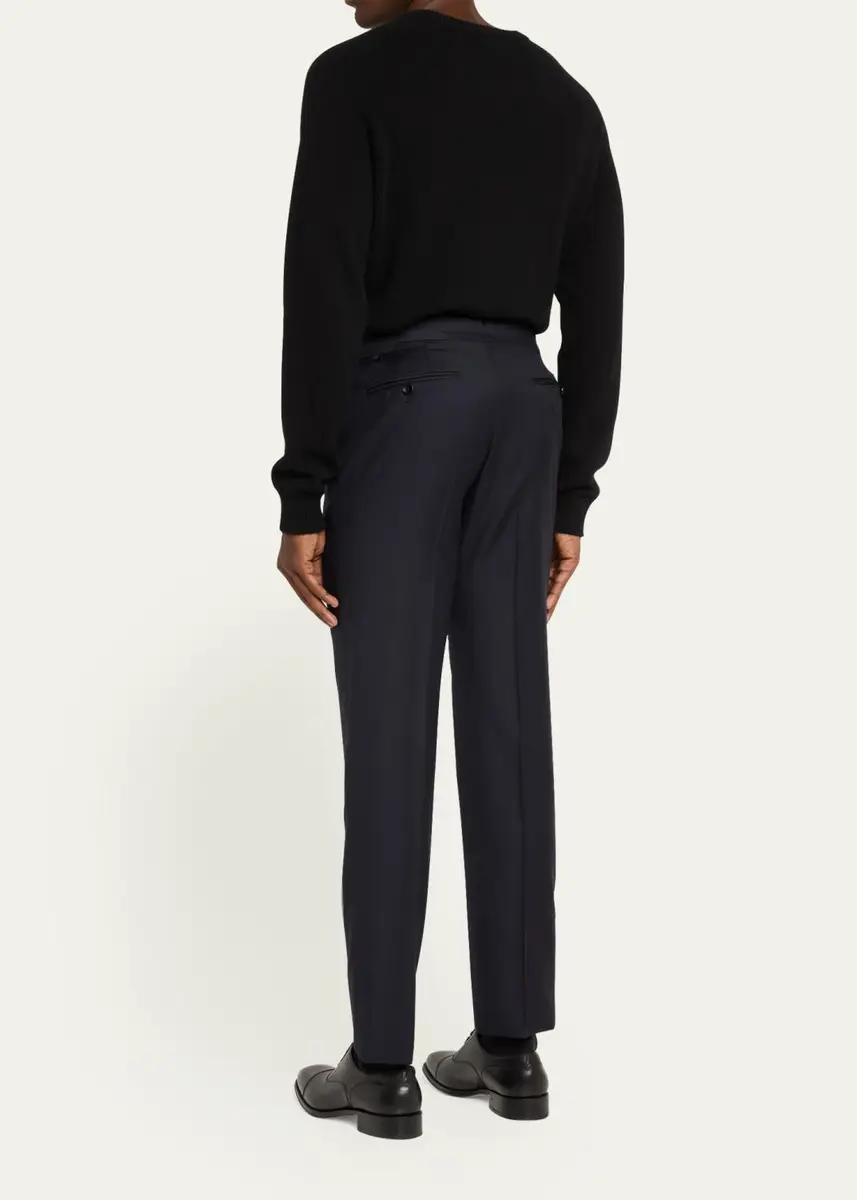 Tom Ford Men's O'Connor Master Twill Trousers | Thumbnail 3
