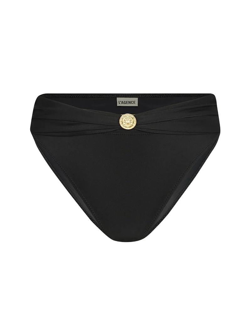 L'Agence Miya Solid Classic Bikini Bottoms
