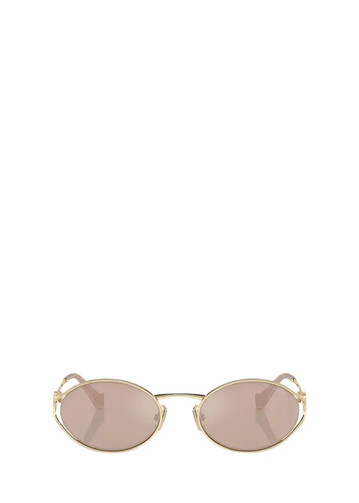 Logo Metal Oval Sunglasses Logo Metal Oval Sunglasses