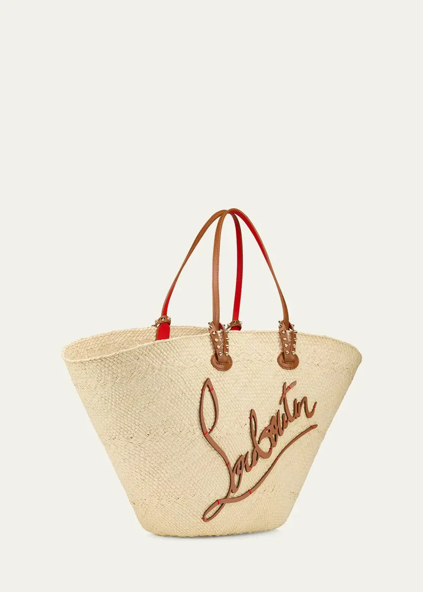 Christian Louboutin Cabata Mini Basket Tote Bag in Raffia | Thumbnail 2 Christian Louboutin Cabata Mini Basket Tote Bag in Raffia | Thumbnail 2