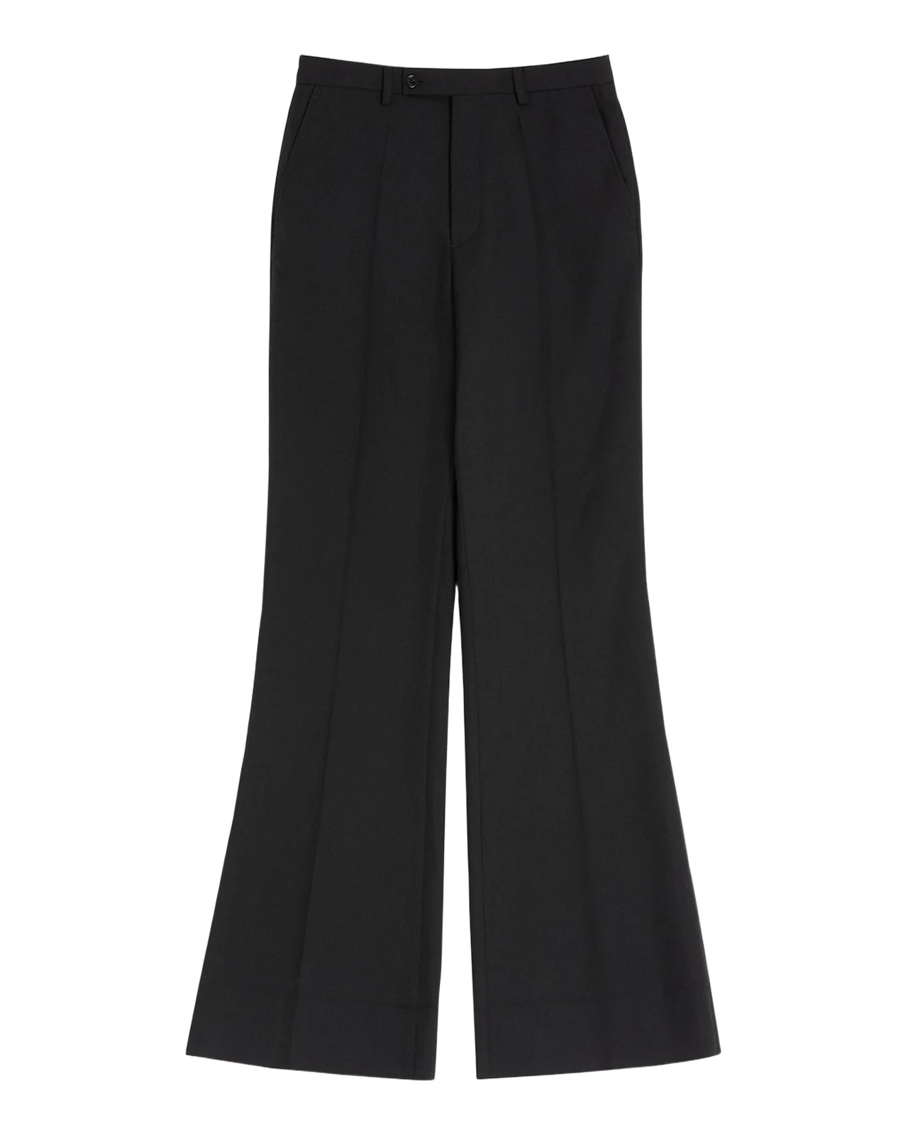 Valentino Garavani Men's Wide Leg Flared Flat-Front Pants