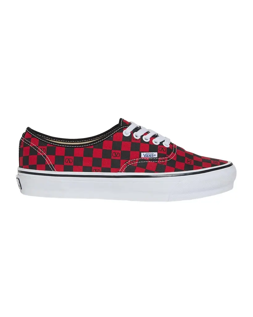 Valentino Garavani x Vans Men's Tess St VLogo Check Canvas Low-Top Sneakers