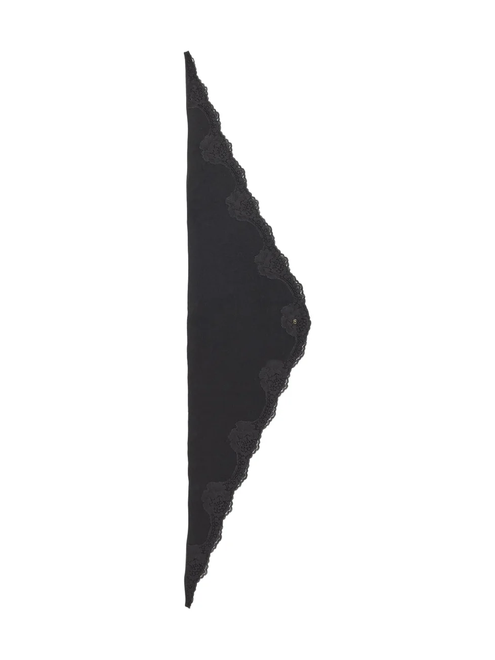 VLogo Lace-Trimmed Cashmere Scarf VLogo Lace-Trimmed Cashmere Scarf