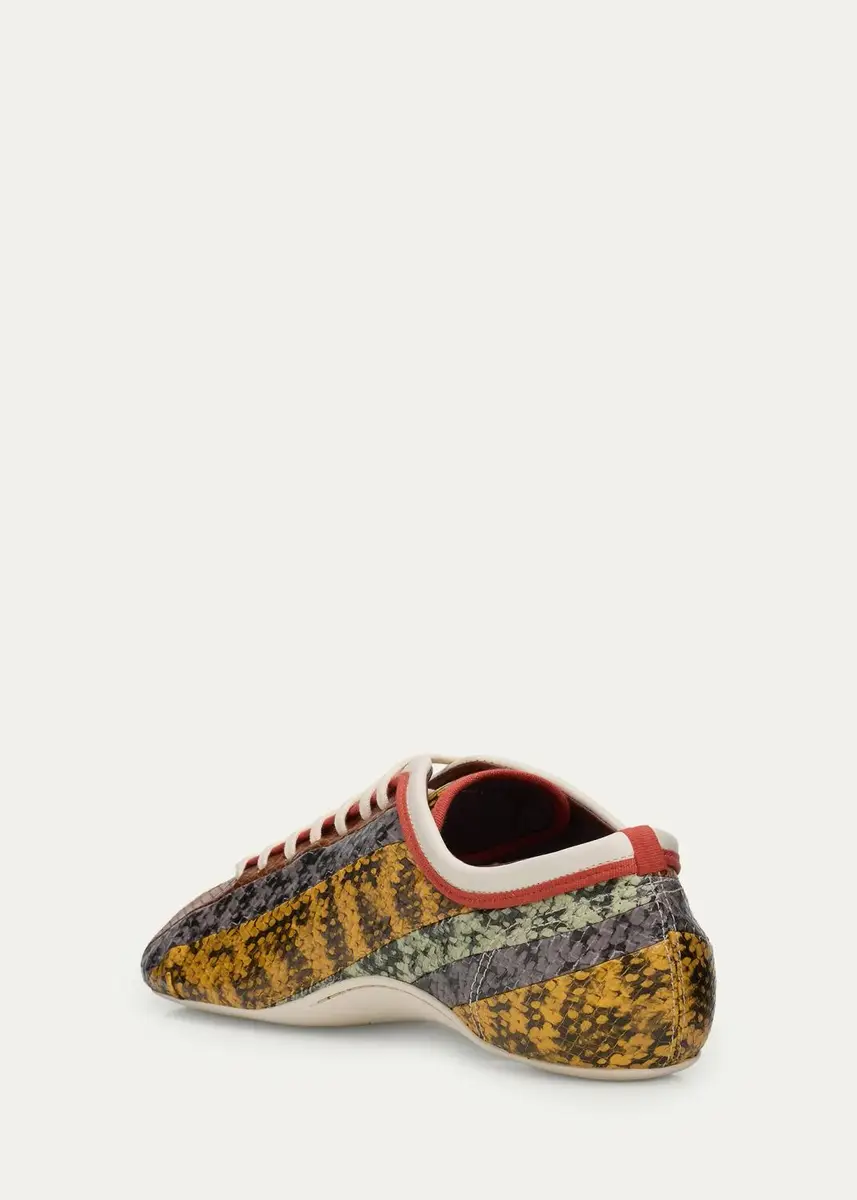 Dries Van Noten Multi Snake-Embossed Leather Low-Top Sneakers | Thumbnail 4 Dries Van Noten Multi Snake-Embossed Leather Low-Top Sneakers | Thumbnail 4