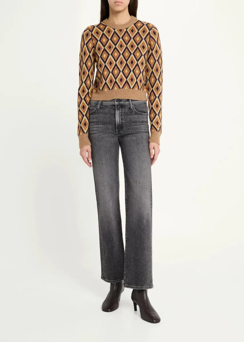 Mother The Diamond Wool Crop Sweater | Thumbnail 2 Mother The Diamond Wool Crop Sweater | Thumbnail 2
