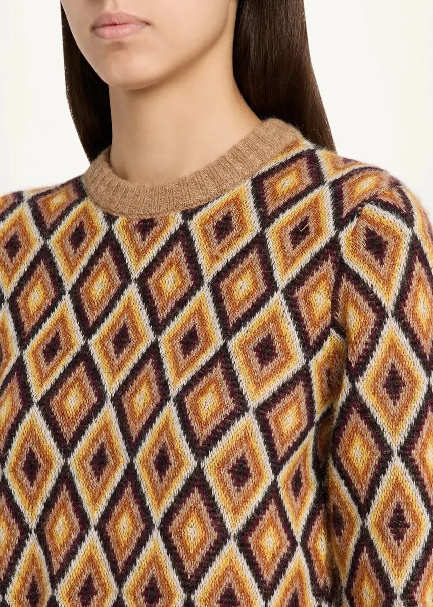 Mother The Diamond Wool Crop Sweater | Thumbnail 5 Mother The Diamond Wool Crop Sweater | Thumbnail 5