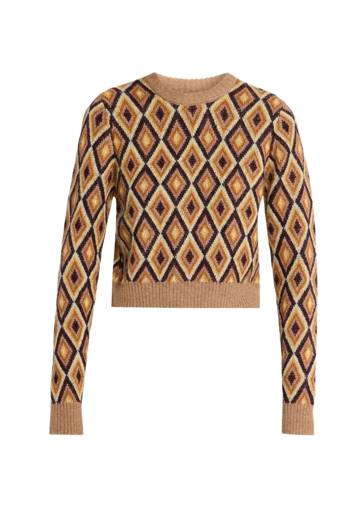 The Diamond Wool Crop Sweater The Diamond Wool Crop Sweater