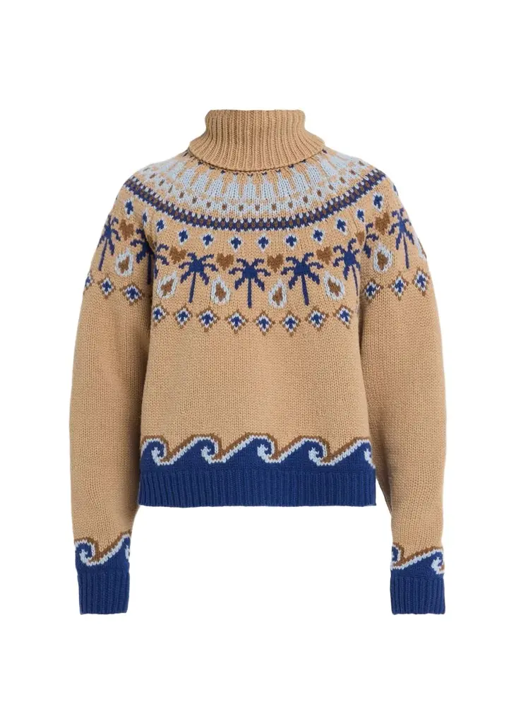 Alanui Sweet Winter Turtleneck Sweater