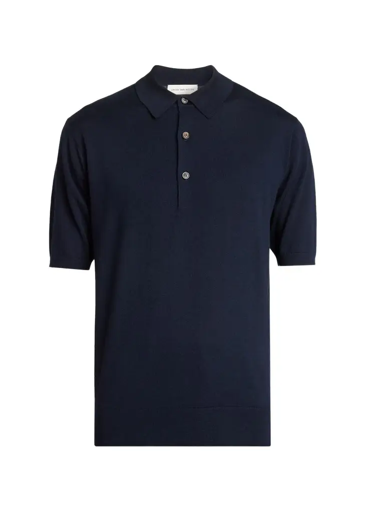 Men's Wool Knit Polo Shirt Men's Wool Knit Polo Shirt