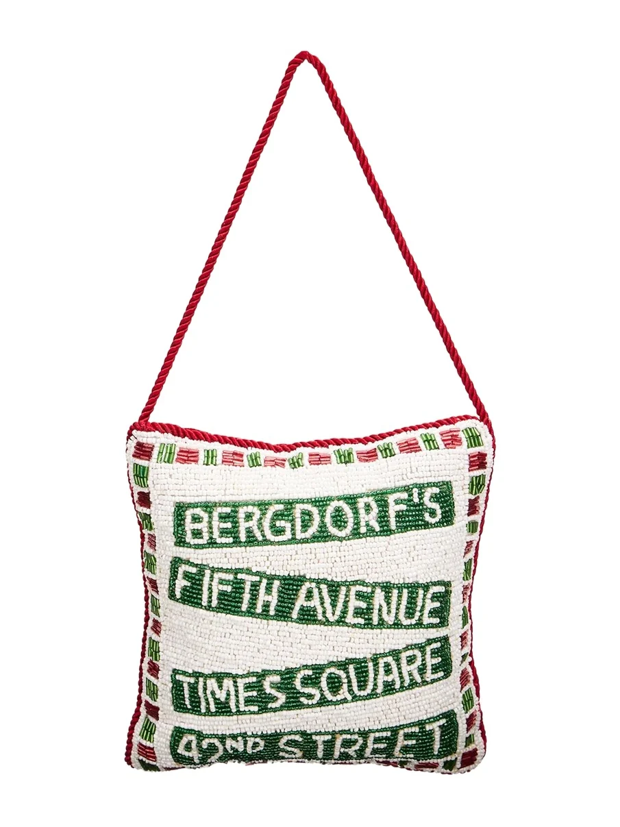 Sudha Pennathur NYC Street Signs Beaded Doorknocker