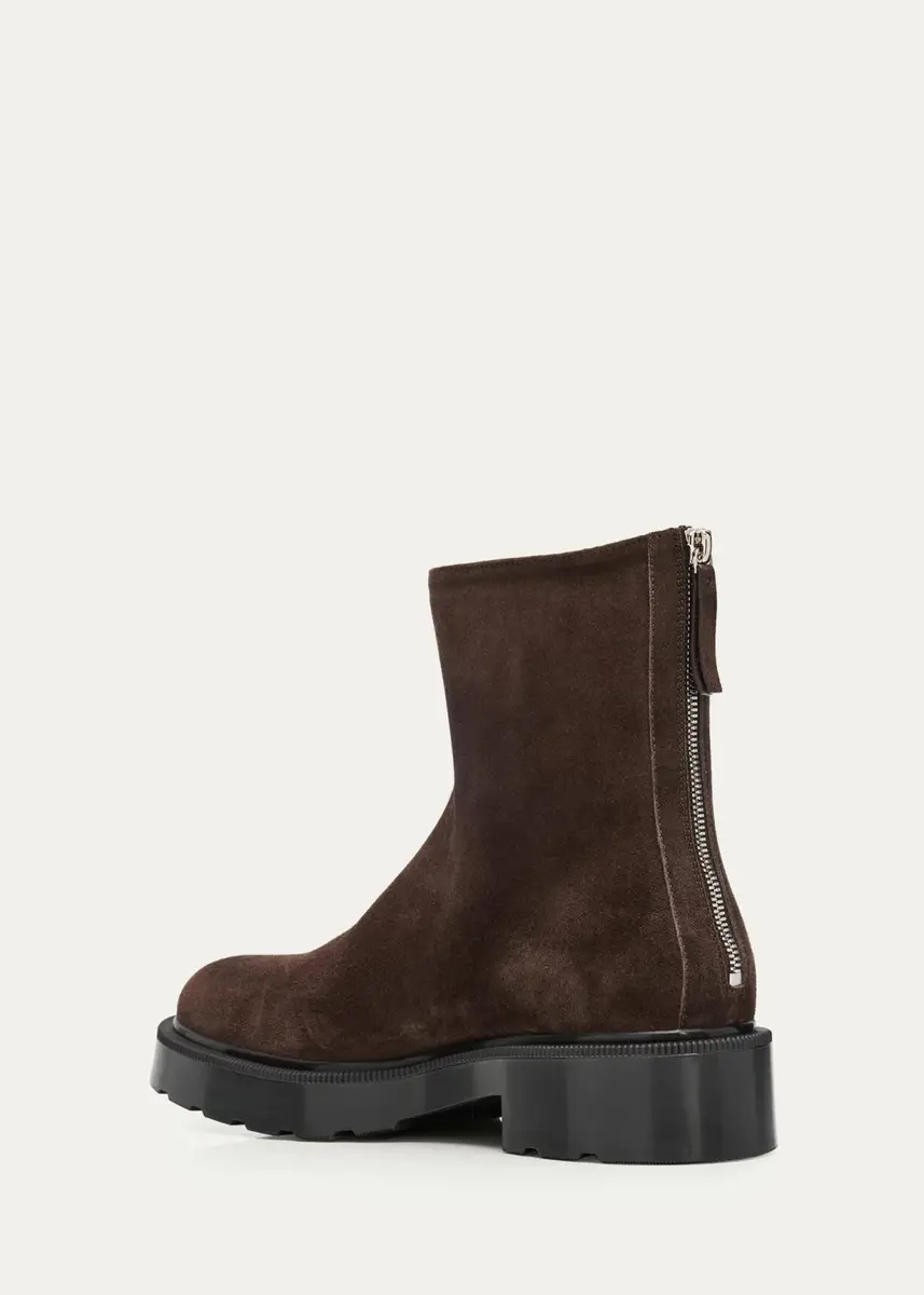 The Row Nobilis Suede Ankle Boots | Thumbnail 4