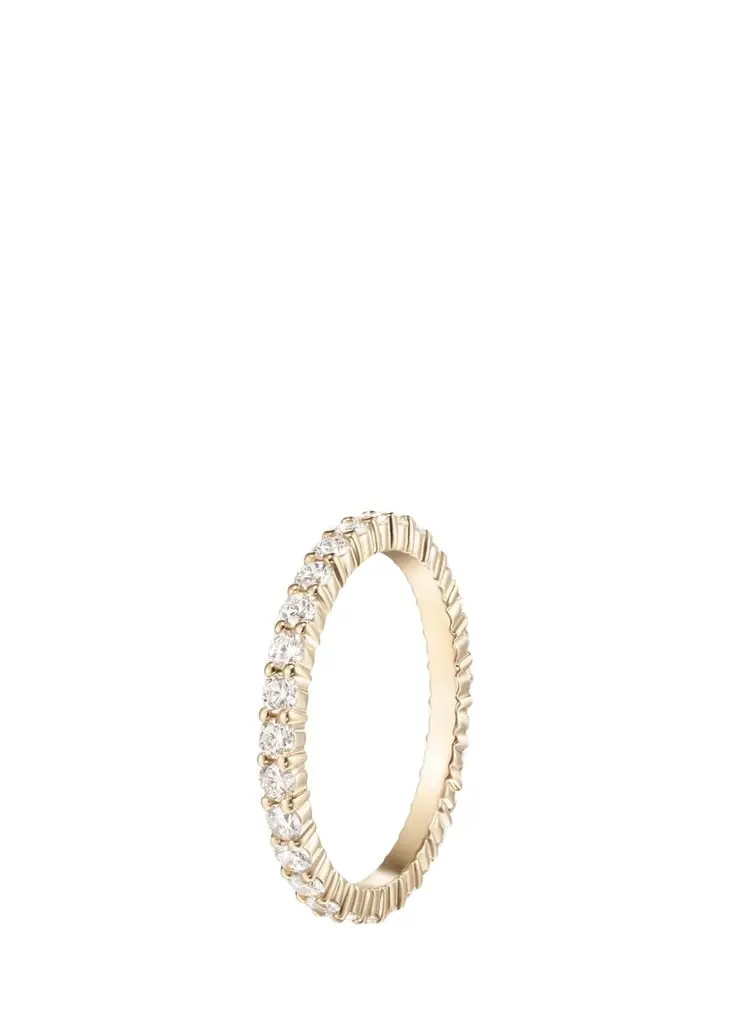 18K Yellow Gold Diamond Thin Sadie Eternity Ring 18K Yellow Gold Diamond Thin Sadie Eternity Ring