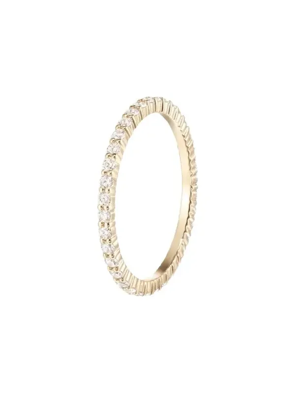 18K Yellow Gold Diamond Ultra-Thin Sadie Eternity Ring