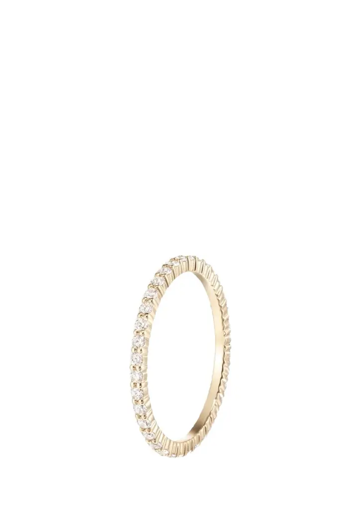 18K Yellow Gold Diamond Ultra-Thin Sadie Eternity Ring 18K Yellow Gold Diamond Ultra-Thin Sadie Eternity Ring