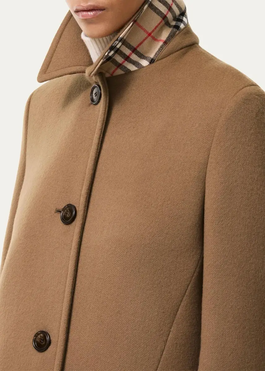 Burberry Gosford Wool-Cashmere Single-Breasted Coat | Thumbnail 4