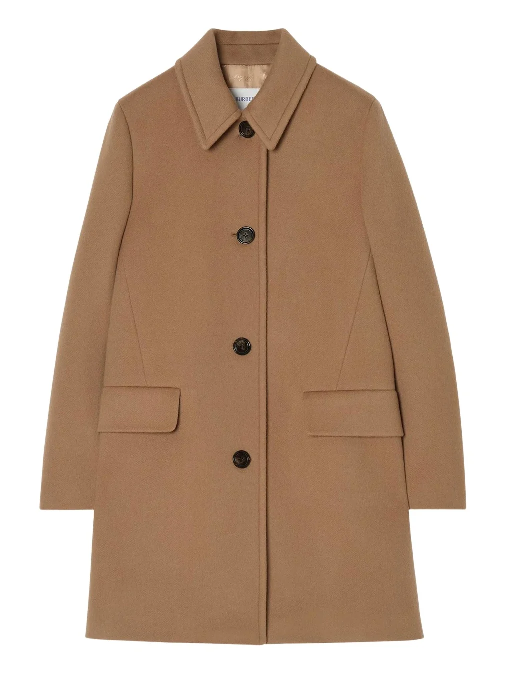 Burberry Gosford Wool-Cashmere Single-Breasted Coat