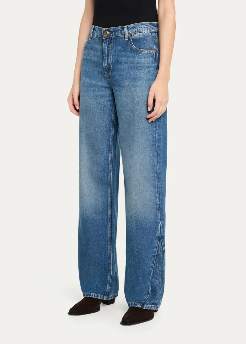 Guest In Residence Traveler Wide-Leg Jeans | Thumbnail 4