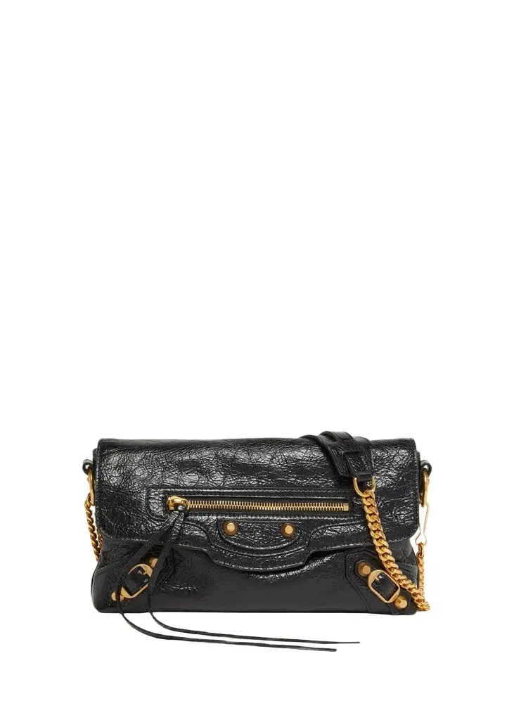 Le City Arena Leather Clutch Bag