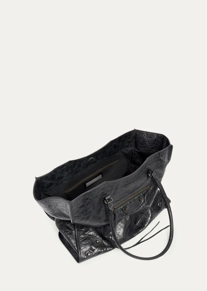 Balenciaga Le City Small Arena Leather Tote Bag | Thumbnail 3 Balenciaga Le City Small Arena Leather Tote Bag | Thumbnail 3