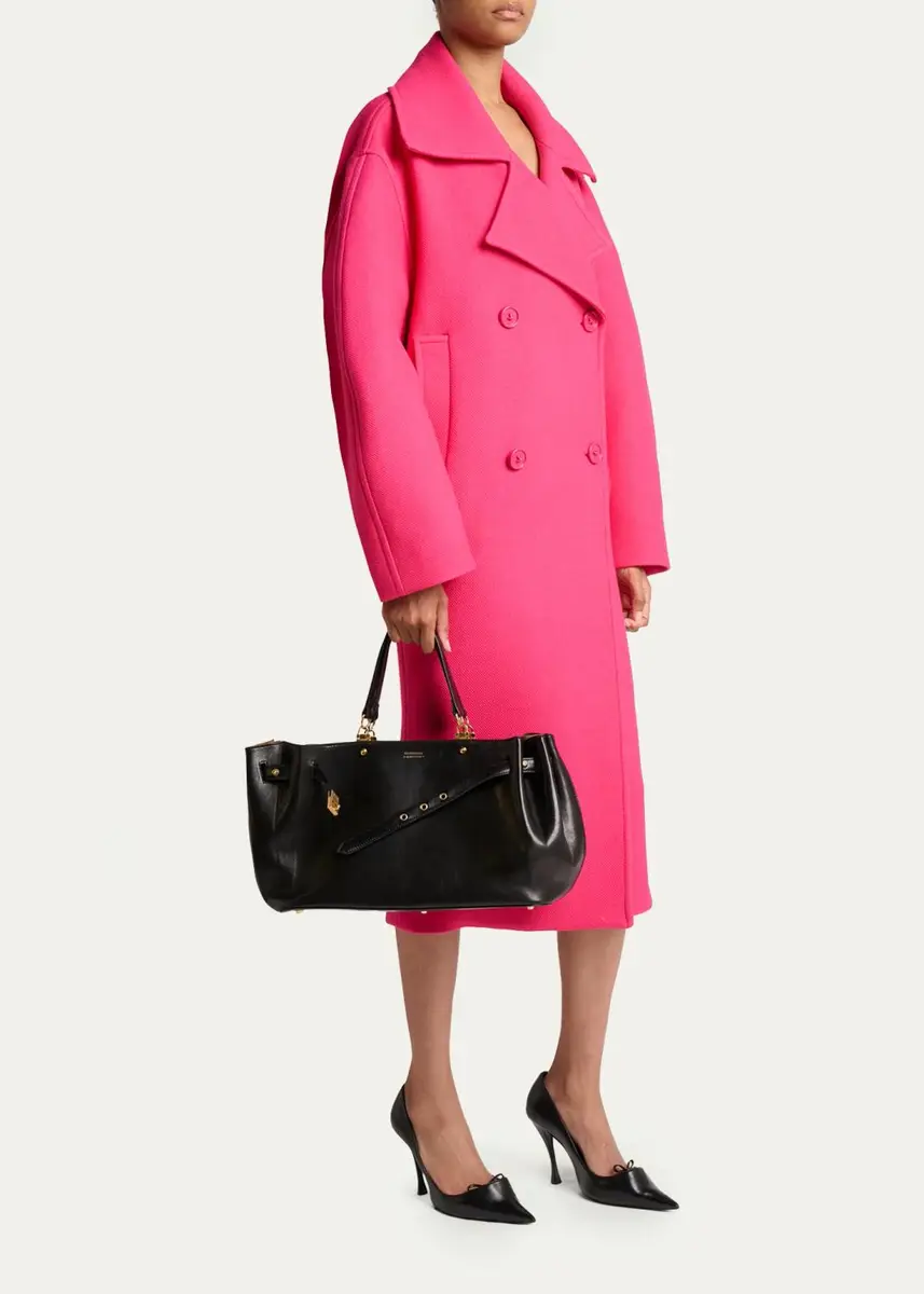 Balenciaga Fan Medium Leather Carryall Bag | Thumbnail 5 Balenciaga Fan Medium Leather Carryall Bag | Thumbnail 5