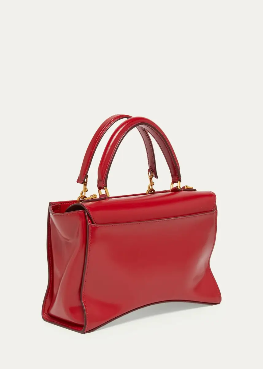 Balenciaga Hourglass Avenue Box Leather Top-Handle Bag | Thumbnail 3 Balenciaga Hourglass Avenue Box Leather Top-Handle Bag | Thumbnail 3