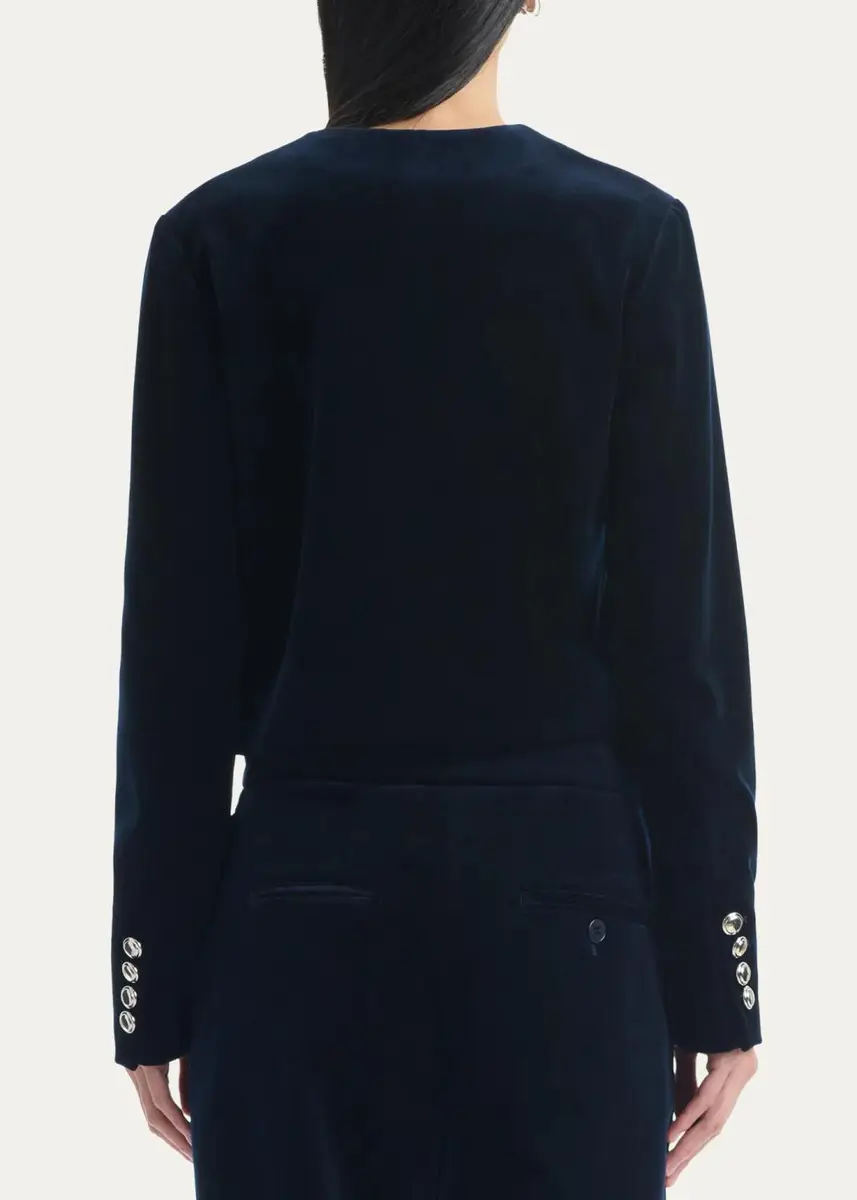Altuzarra Bernadette Velvet Jacket | Thumbnail 3 Altuzarra Bernadette Velvet Jacket | Thumbnail 3