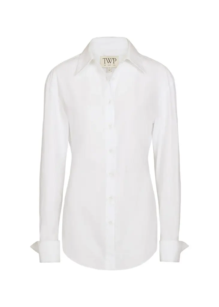 The Night We Met Belted Button-Front Shirt The Night We Met Belted Button-Front Shirt