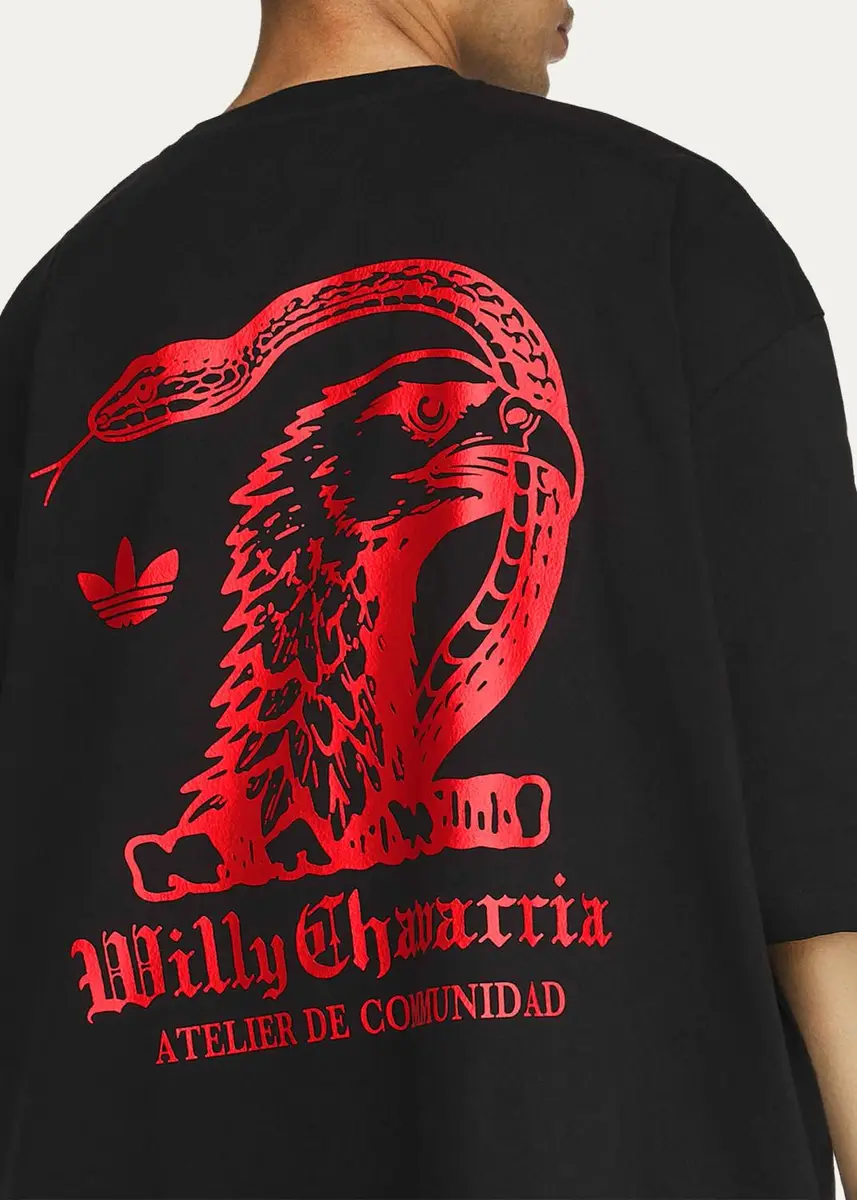 Adidas Men's x Willy Chavarria Atelier Cotton T-Shirt | Thumbnail 5