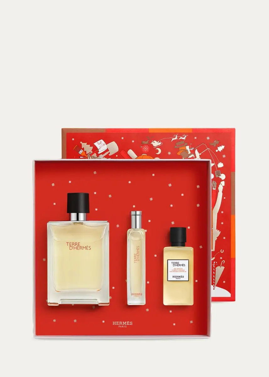 HERMÈS Limited Edition Terre d'Hermes Eau de Toilette Gift Set | Thumbnail 2 HERMÈS Limited Edition Terre d'Hermes Eau de Toilette Gift Set | Thumbnail 2