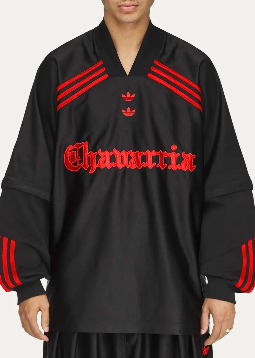Adidas Men's x Willy Chavarria Dazzle Long-Sleeve Jersey | Thumbnail 4 Adidas Men's x Willy Chavarria Dazzle Long-Sleeve Jersey | Thumbnail 4