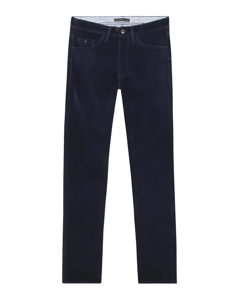 Robert Graham Men's Celestial Velvety Slim Five-Pocket Pants