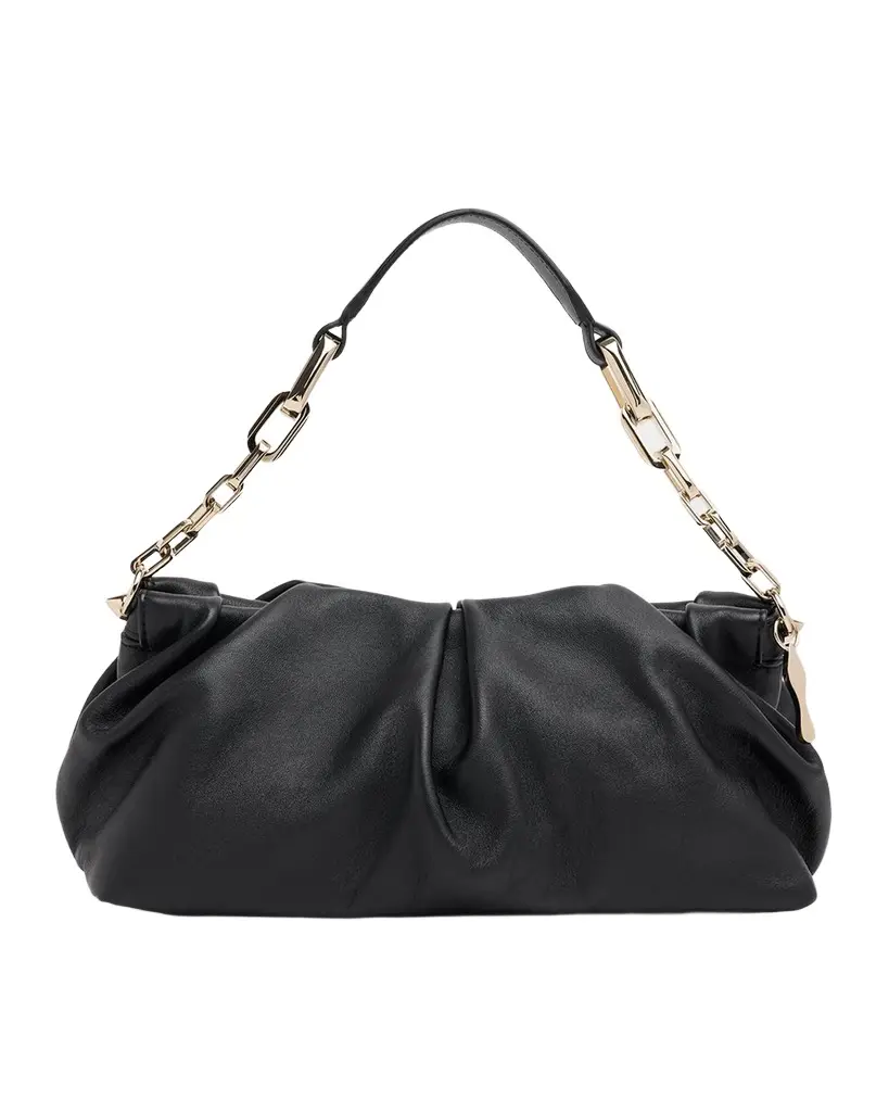 Eva Pleated Nappa Leather Shoulder Bag Eva Pleated Nappa Leather Shoulder Bag