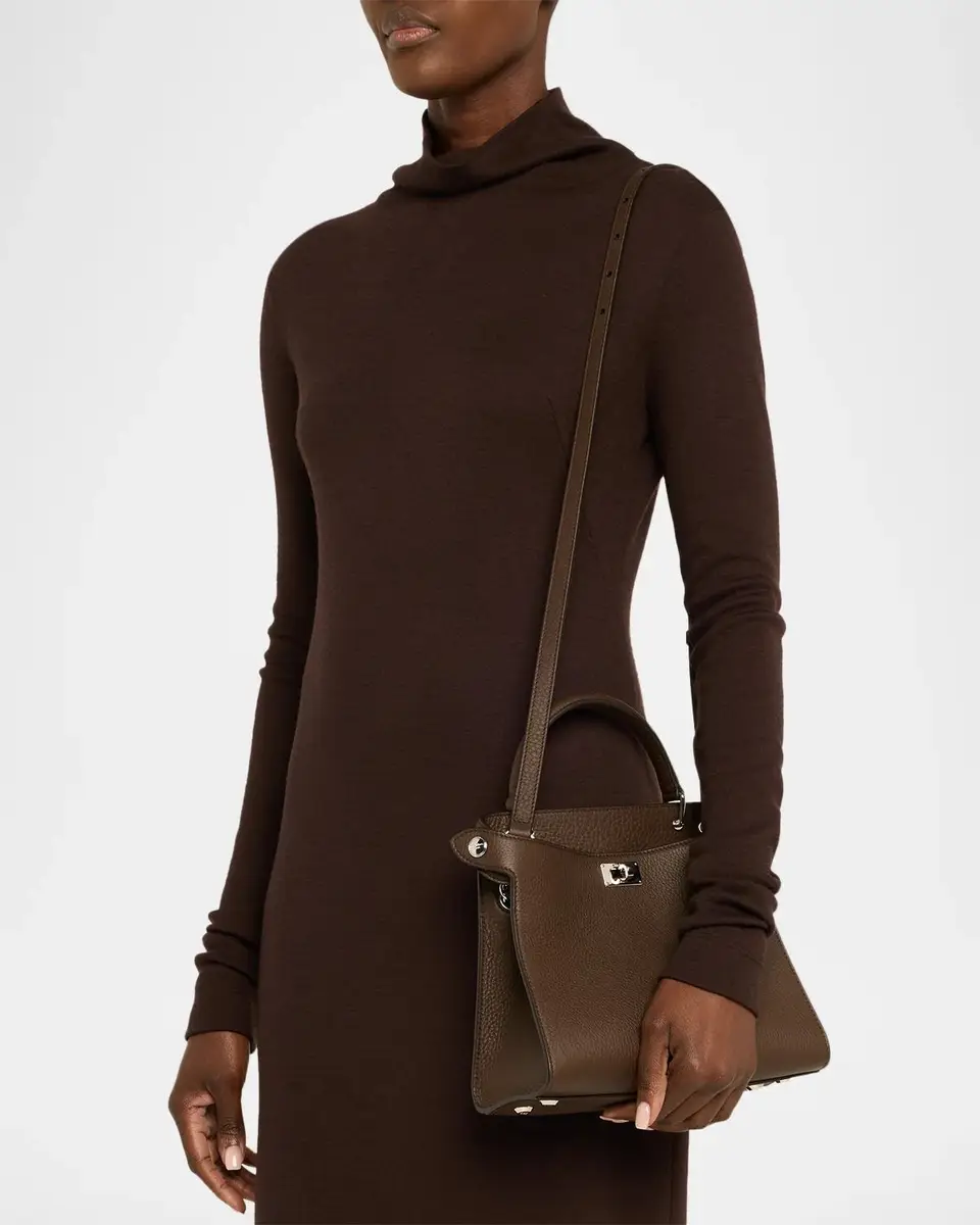 Michino Paris Lutece Mini Grained Leather Top-Handle Bag | Thumbnail 2 Michino Paris Lutece Mini Grained Leather Top-Handle Bag | Thumbnail 2
