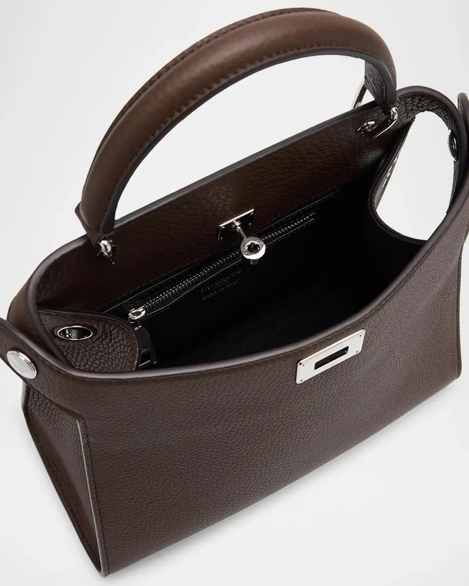 Michino Paris Lutece Mini Grained Leather Top-Handle Bag | Thumbnail 4 Michino Paris Lutece Mini Grained Leather Top-Handle Bag | Thumbnail 4