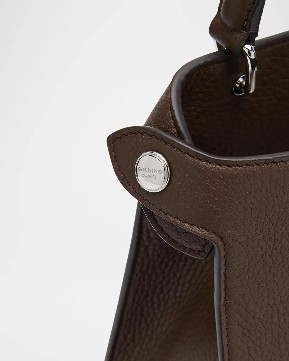 Michino Paris Lutece Mini Grained Leather Top-Handle Bag | Thumbnail 6 Michino Paris Lutece Mini Grained Leather Top-Handle Bag | Thumbnail 6