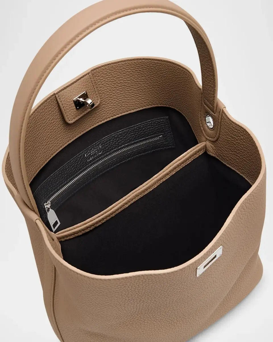 Michino Paris Odeon PM Grain Leather Bucket Bag | Thumbnail 4 Michino Paris Odeon PM Grain Leather Bucket Bag | Thumbnail 4