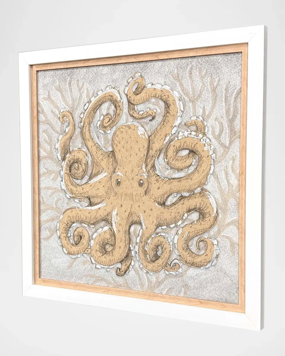 Paragon Decors "Octopus Drawing 1" Framed Giclee by Patti Bishop | Thumbnail 2 Paragon Decors "Octopus Drawing 1" Framed Giclee by Patti Bishop | Thumbnail 2