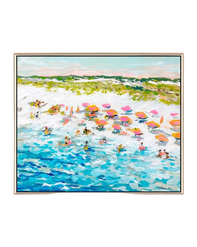 "Magic Hour on the Beach" Framed Giclee by Maren Devine "Magic Hour on the Beach" Framed Giclee by Maren Devine
