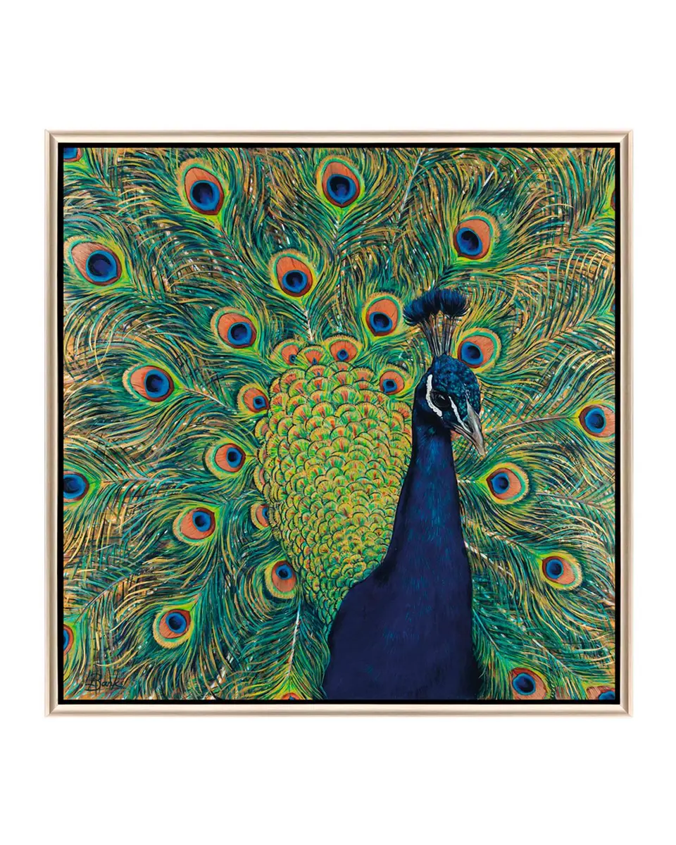 Paragon Decors "Peacock Plumage" Framed Giclee by Banks | Thumbnail 3 Paragon Decors "Peacock Plumage" Framed Giclee by Banks | Thumbnail 3