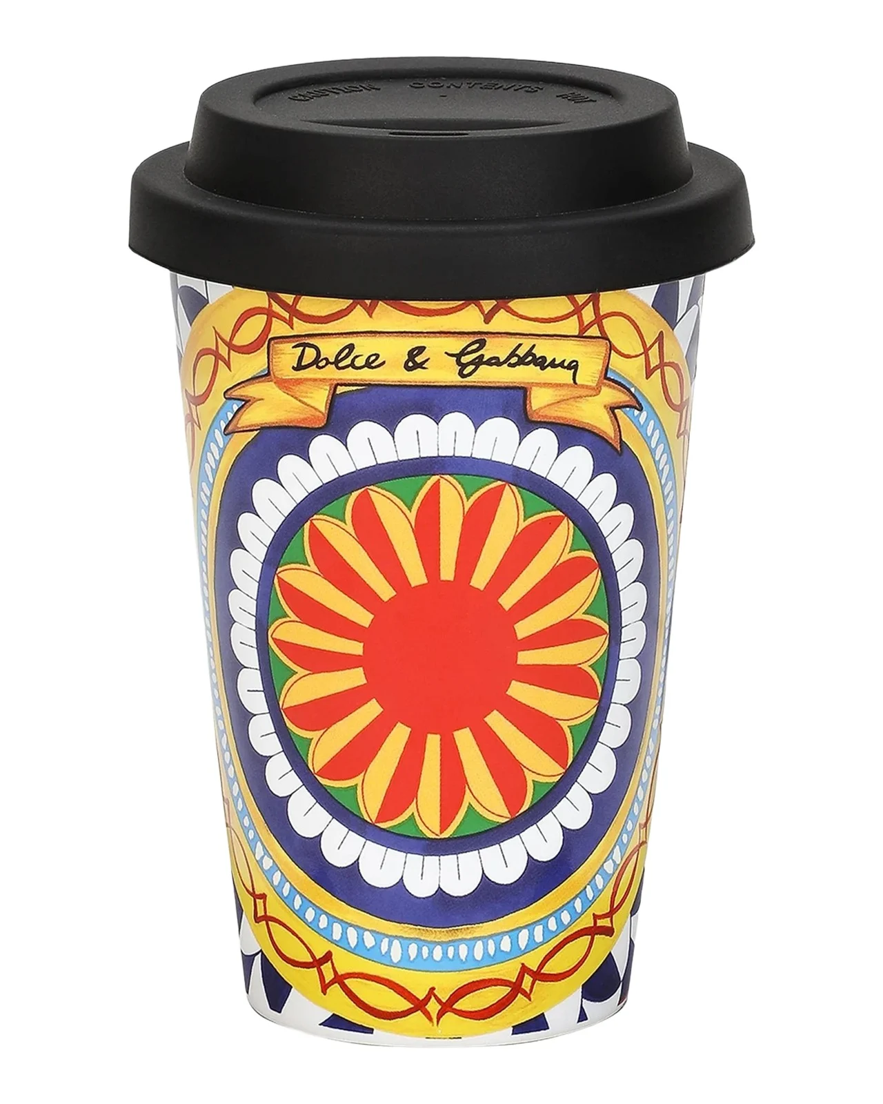 Dolce & Gabbana Carretto Ceramic Travel Mug