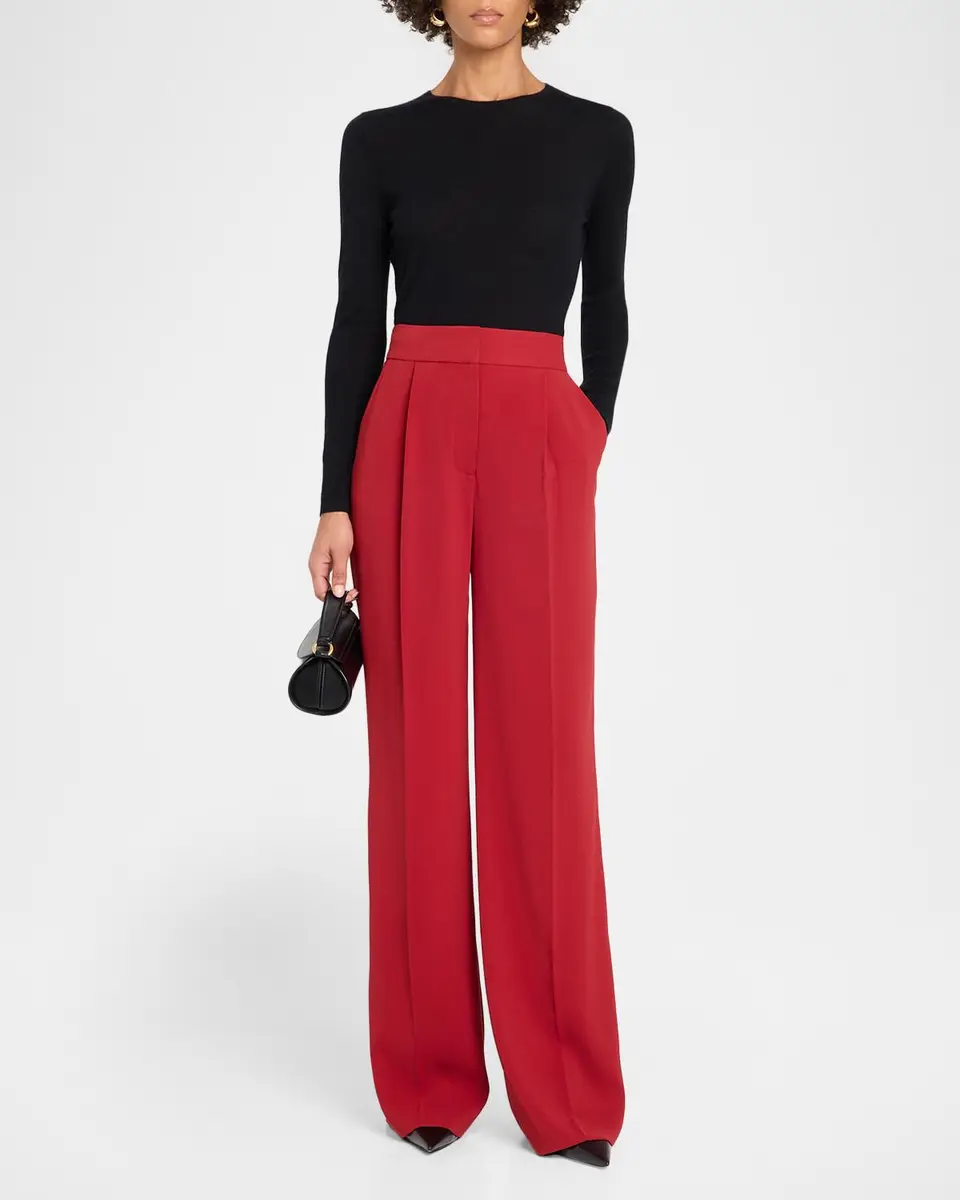 Veronica Beard Robinne Wide-Leg Trousers | Thumbnail 2 Veronica Beard Robinne Wide-Leg Trousers | Thumbnail 2
