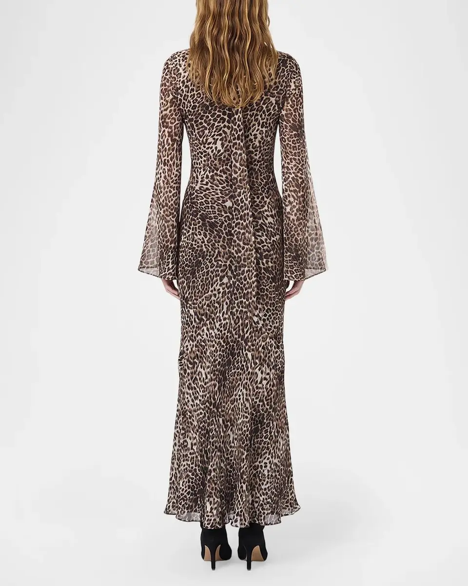 NICHOLAS Cara Cutout Leopard-Print Maxi Dress | Thumbnail 3 NICHOLAS Cara Cutout Leopard-Print Maxi Dress | Thumbnail 3