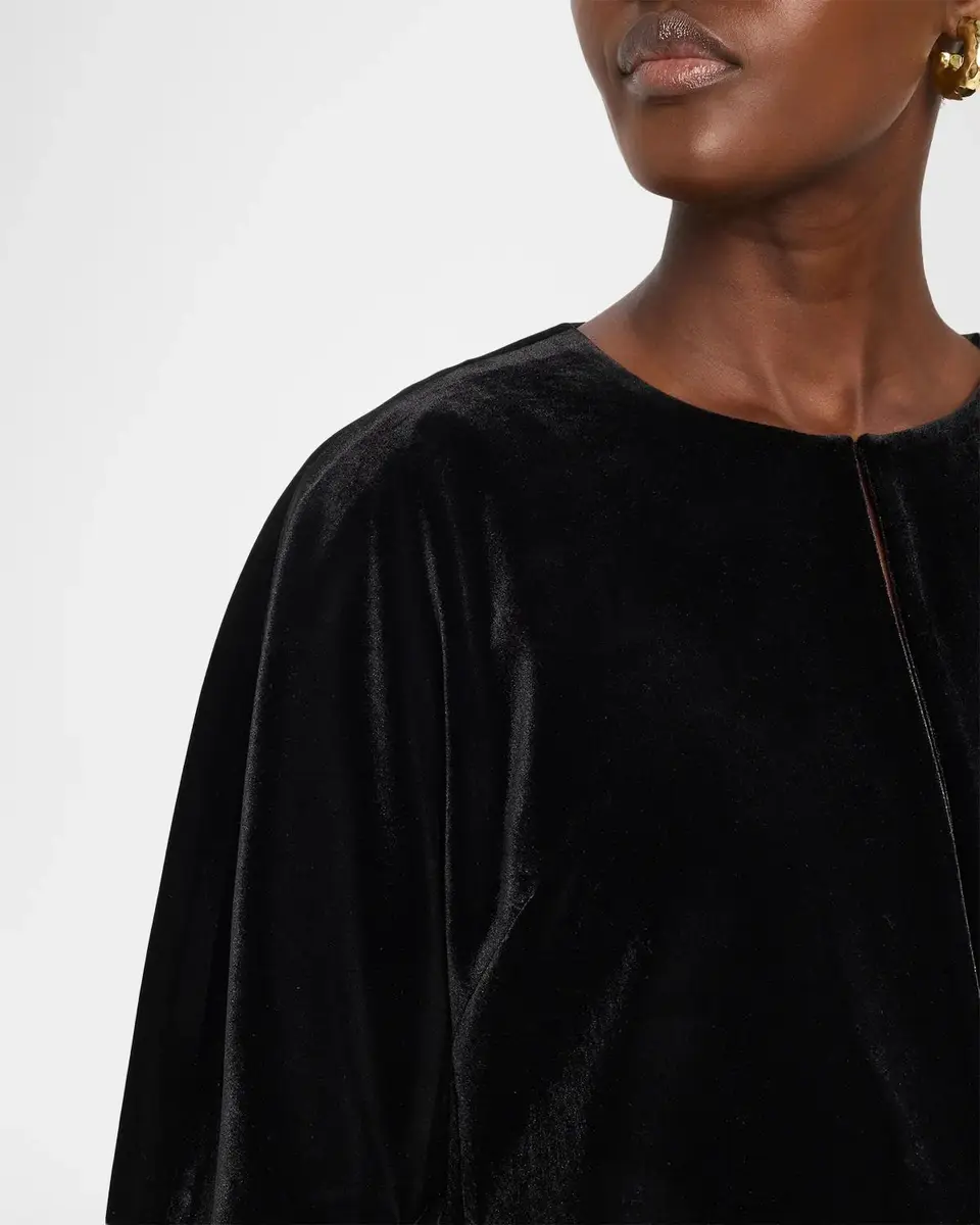 Rickie Freeman for Teri Jon Cropped Velvet Bolero | Thumbnail 5 Rickie Freeman for Teri Jon Cropped Velvet Bolero | Thumbnail 5