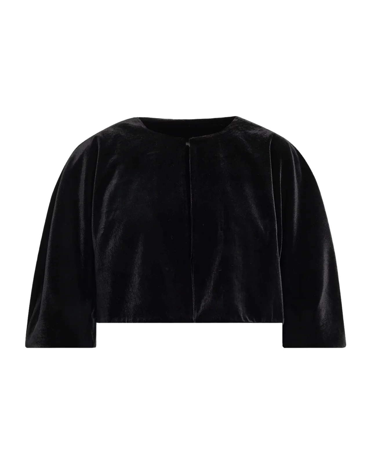 Cropped Velvet Bolero