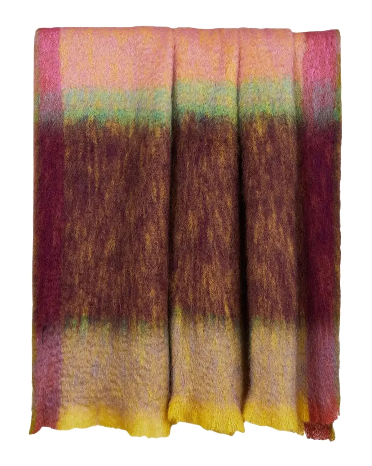 Mantas Ezcaray Rozco Mohair-Blend Throw, 51" x 79"