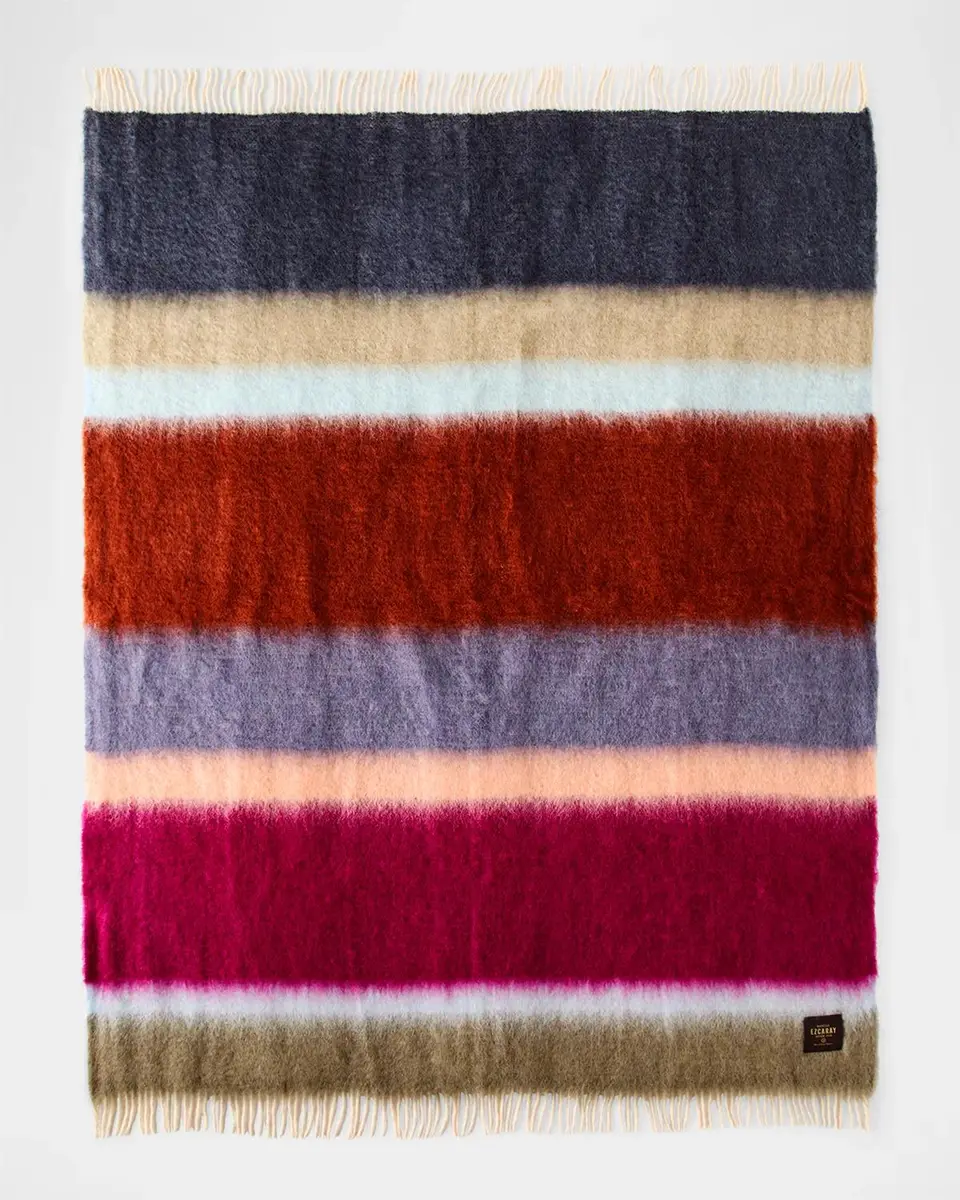 Mantas Ezcaray Matisse Mohair-Blend Throw, 51" x 79" | Thumbnail 2 Mantas Ezcaray Matisse Mohair-Blend Throw, 51" x 79" | Thumbnail 2